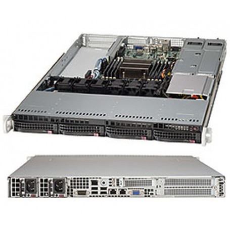 Supermicro SuperChassis 815TQ-R500WB Supporto Nero 500 W (CSE-815TQ-R500WB)