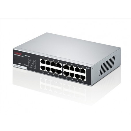 Fujitsu S26391-F6055-L416 switch di rete Gestito Gigabit Ethernet (10/100/1000) Nero, Grigio (S26391-F6055-L416)