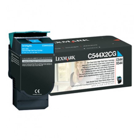 Lexmark C544X2CG cartuccia toner 1 pz Originale Ciano (C544X2CG)
