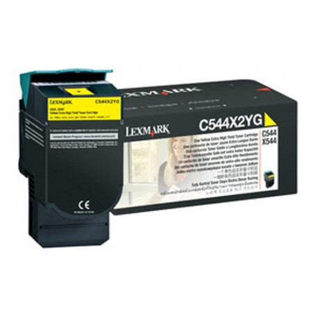 Lexmark C544X2YG cartuccia toner 1 pz Originale Giallo (C544X2YG)