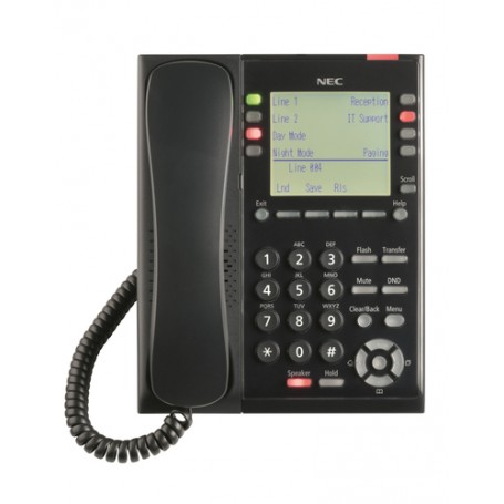 NEC SL2100 telefono IP Nero LCD (BE116517)
