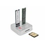 DeLOCK 64138 docking station per unità di archiviazione Argento (64138)