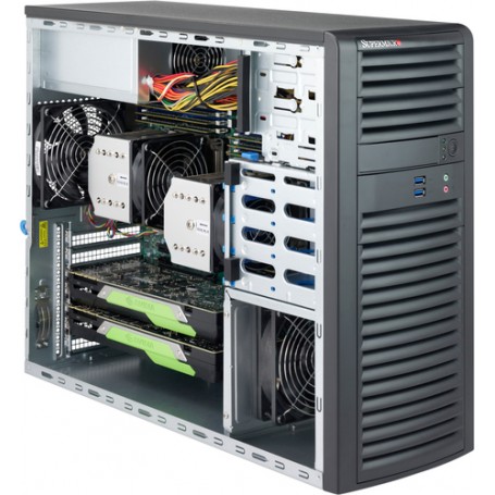 Supermicro CSE-732D3-1K26B computer case Midi Tower Nero 1200 W (CSE-732D3-1K26B)