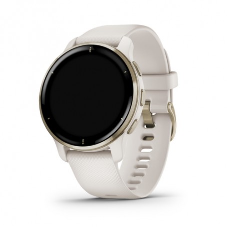 Garmin Venu 2 Plus GPS 3,3 cm (1.3") 43 mm AMOLED Oro, Avorio GPS (satellitare) (010-02496-12)
