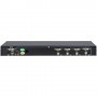 Inter-Tech AS-9104DA switch per keyboard-video-mouse (kvm) Montaggio rack Nero (88887301)