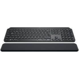 Logitech MX Keys Advanced Wireless Illuminated Keyboard tastiera RF senza fili + Bluetooth QWERTY Inglese Grafite (920-009414)