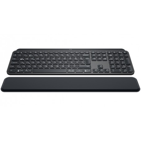 Logitech MX Keys Advanced Wireless Illuminated Keyboard tastiera RF senza fili + Bluetooth QWERTY Inglese Grafite (920-009414)