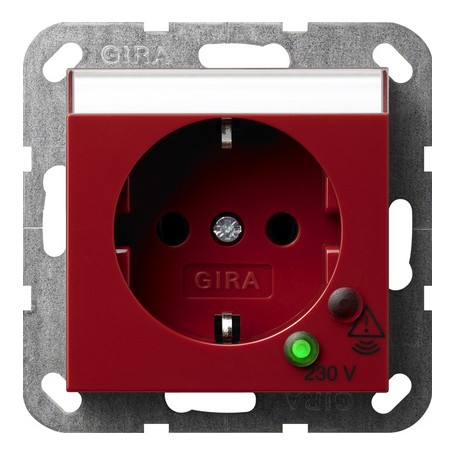 GIRA 045102 presa energia CEE 7/3 Rosso (045102)
