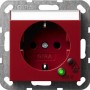 GIRA 045102 presa energia CEE 7/3 Rosso (045102)