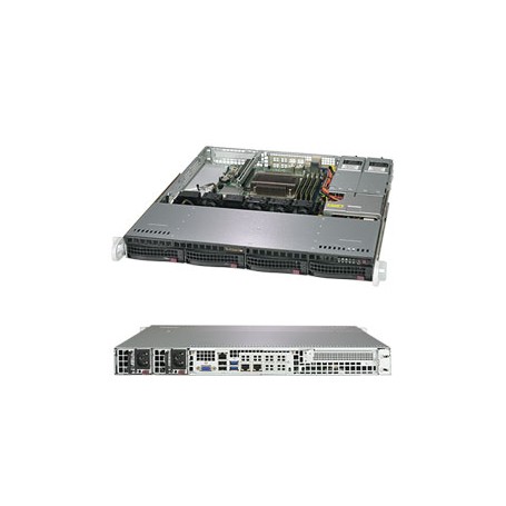 Supermicro SuperServer 5019C-MR Intel C246 LGA 1151 (Presa H4) Rack (1U) Nero (SYS-5019C-MR)