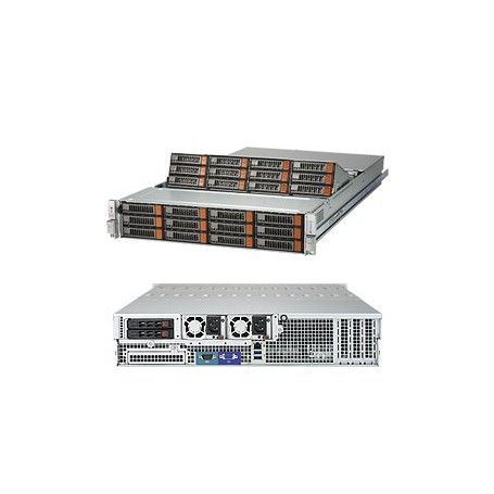 Supermicro SSG-6029P-E1CR24H sistema barebone per server Intel® C621 LGA 3647 (Socket P) Armadio (2U) Nero (SSG-6029P-E1CR24H)