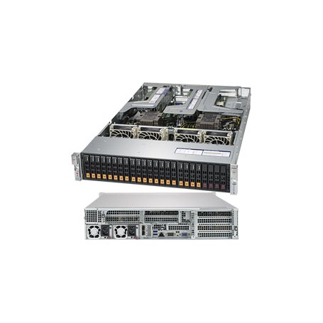 Supermicro SYS-2029UZ-TN20R25M sistema barebone per server Intel® C621 LGA 3647 (Socket P) Armadio (2U) N (SYS-2029UZ-TN20R25M)
