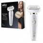 Braun Silk-épil 9 Flex 40 pinzette Bianco, Oro (361251)