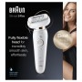 Braun Silk-épil 9 Flex 40 pinzette Bianco, Oro (361251)