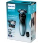 Philips SHAVER Series 7000 S7930/16 rasoio elettrico Rotazione Trimmer Nero, Blu (S7930/16)