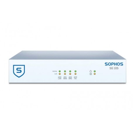 Sophos SG 105 rev.3 firewall (hardware) Desktop 2500 Mbit/s (BG1A13SEK)