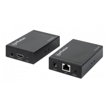 Manhattan 207645 moltiplicatore AV Trasmettitore e ricevitore AV Nero (207645)