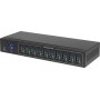 Renkforce RF-4322190 hub di interfaccia USB 3.2 Gen 1 (3.1 Gen 1) Type-B 5000 Mbit/s Nero (RF-4322190)