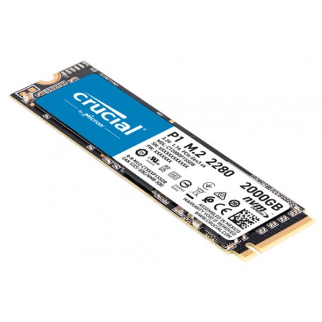 Crucial P1 M.2 2000 GB PCI Express 3.0 3D NAND NVMe (CT2000P1SSD8)