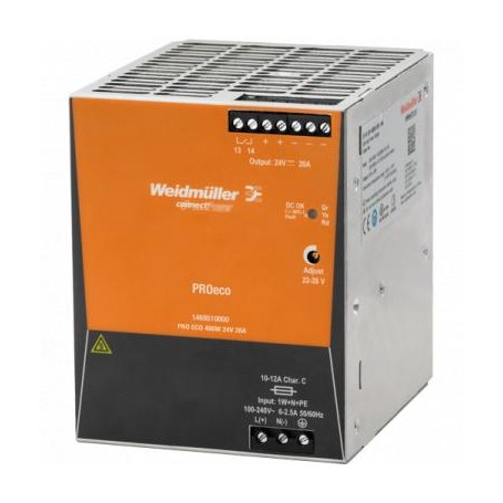 Axis DIN PS24 480 W Alimentazione elettrica (01677-001)