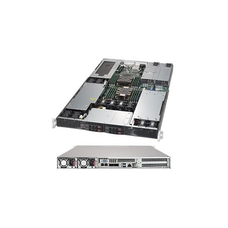 Supermicro SYS-1029GP-TR sistema barebone per server Intel® C621 LGA 3647 (Socket P) Rack (1U) Nero (SYS-1029GP-TR)