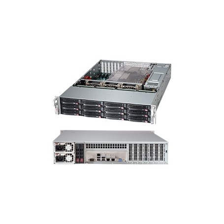 Supermicro SuperChassis 826BAC4-R1K23LPB Supporto Nero 1200 W (CSE-826BAC4-R1K23LPB)