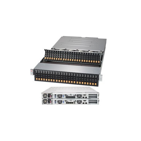 Supermicro SuperStorage 2028R-DN2R48L Intel® C612 LGA 2011 (Socket R) Armadio (2U) Nero (SSG-2028R-DN2R48L)