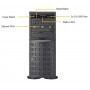 Supermicro SuperServer 7049P-TRT Intel C622 LGA 3647 (Socket P) Armadio (4U) Nero (SYS-7049P-TRT)