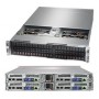 Supermicro SuperServer 2029BT-HTR Intel® C621 LGA 3647 (Socket P) Armadio (2U) Nero (SYS-2029BT-HTR)