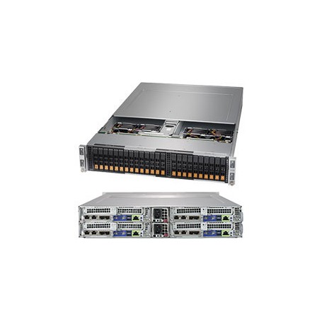 Supermicro SuperServer 2029BT-HNR Intel® C621 LGA 3647 (Socket P) Armadio (2U) Nero (SYS-2029BT-HNR)