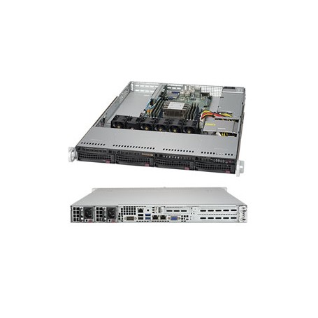 Supermicro SuperServer 5019P-WT Intel C622 LGA 3647 (Socket P) Rack (1U) Nero (SYS-5019P-WT)