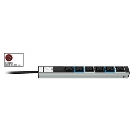 Vertiv Knürr 03.600.506.1 unità di distribuzione dell'energia (PDU) 6 presa(e) AC Grigio (036005061)