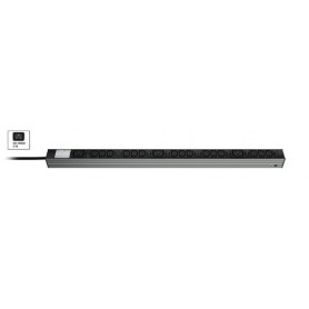 Vertiv Knürr 03.600.418.1 unità di distribuzione dell'energia (PDU) 18 presa(e) AC Nero, Grigio (036004181)
