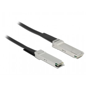 DeLOCK 86430 cavo InfiniBand 2 m QSFP28 Nero (86430)