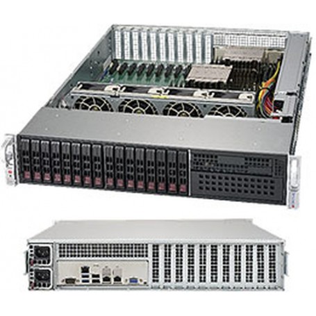 Supermicro SuperServer 2028R-TXR Intel® C612 LGA 2011 (Socket R) Armadio (2U) Nero (SYS-2028R-TXR)