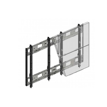 Hagor VWR-2x2 Landscape 119,4 cm (47") Nero, Argento (5370)