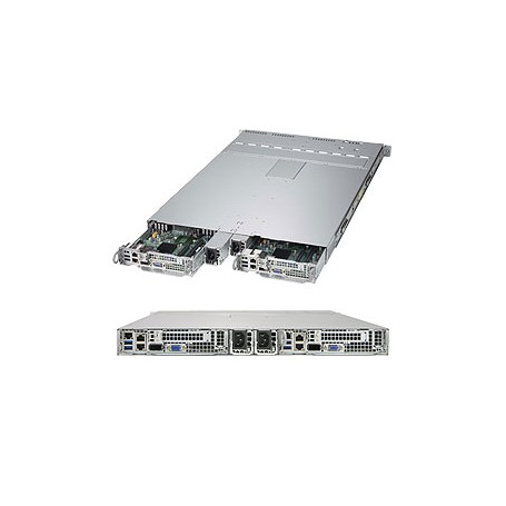 Supermicro SuperServer 1028TP-DTTR Intel® C612 LGA 2011 (Socket R) Rack (1U) Nero (SYS-1028TP-DTTR)