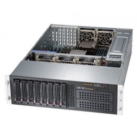 Supermicro SuperServer 6037R-72RFT Intel® C602 LGA 2011 (Socket R) Armadio (3U) Grigio (SYS-6037R-72RFT)