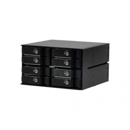 Jou Jye Computer JJ-1080M-SS pannello drive bay Nero (JJ-1080M-SS)