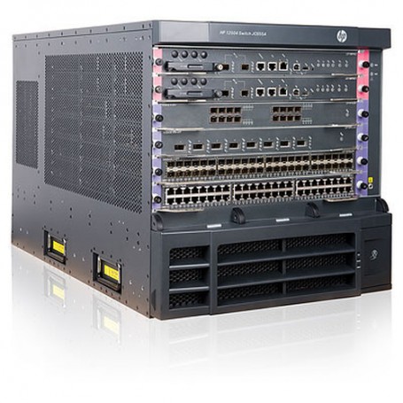 Hewlett Packard Enterprise 12504 DC Switch Chassis telaio dell'apparecchiatura di rete Nero (JC655A)