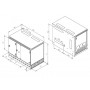 Triton RFA 6U Grigio (RFA-12-A95-CAX-A16)
