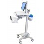 Ergotron StyleView EMR Cart with LCD Pivot Bianco Pannello piatto Carrello multimediale (SV41-6300-0)