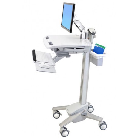 Ergotron StyleView EMR Cart with LCD Arm Bianco Pannello piatto Carrello multimediale (SV41-6200-0)