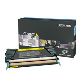 Lexmark C736H2YG cartuccia toner 1 pz Originale Giallo (C736H2YG)