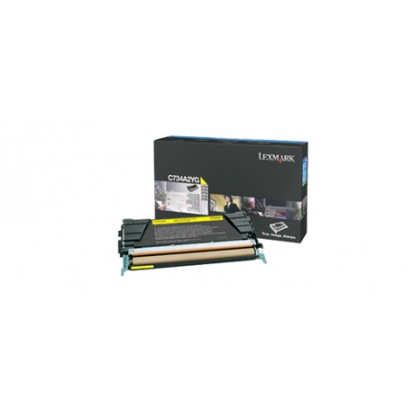 Lexmark C734A2YG cartuccia toner Originale Giallo (C734A2YG)