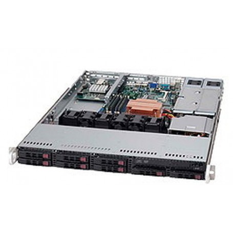 Supermicro SuperChassis 113TQ-R650CB, Black Basso profilo (Slimline - stilizzato) Nero 650 W (CSE-113TQ-R650CB)