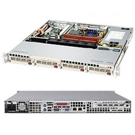 Supermicro SuperChassis SC813MTQ-520CB (Black) Basso profilo (Slimline - stilizzato) Nero (CSE-813MTQ-520CB)