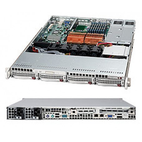 Supermicro SuperChassis 815TQ-R650B (Black) Basso profilo (Slimline - stilizzato) Nero 650 W (CSE-815TQ-R650B)