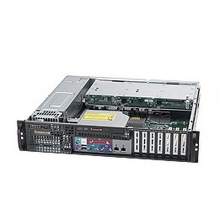 Supermicro SuperChassis 823MTQ-R700LPB, Black Basso profilo (Slimline - stilizzato) Nero 700 W (CSE-823MTQ-R700LPB)