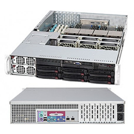 Supermicro SuperChassis 828TQ-R1200LPB (Black) Basso profilo (Slimline - stilizzato) Nero 1200 W (CSE-828TQ-R1200LPB)